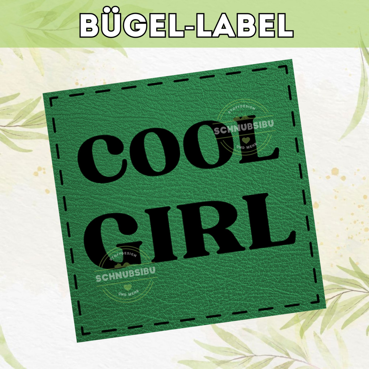 Bügel-Label Cool Girl